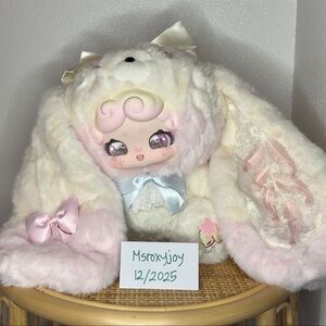 Lucky deer nai 600% sweet tea rabbit - cream/pink bunny